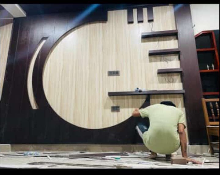 Modern Circular LED TV Panel Design